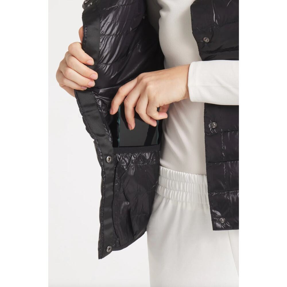 Cotes Of London St Barts Down Puffer Vest Midnight Black Womens Size XXL New - Picture 6 of 15